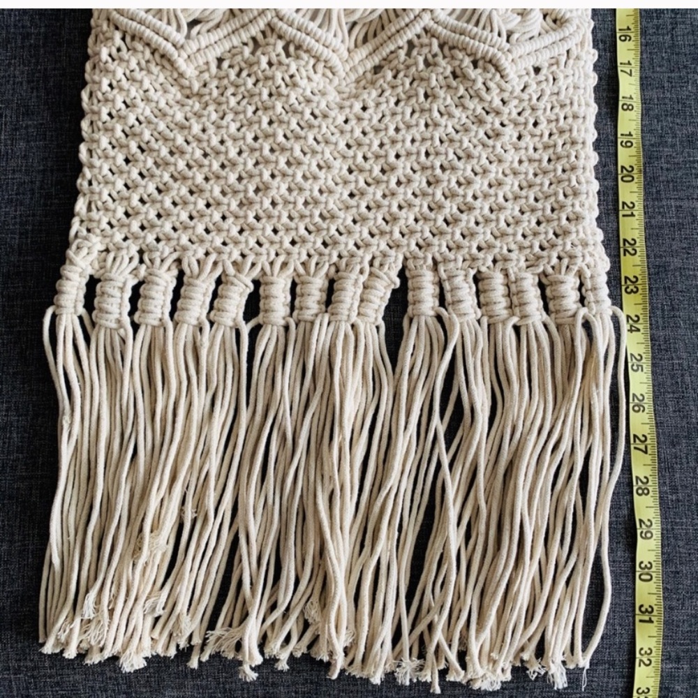 NEW Macrame Spring Shoulder Shopper Bag - Picture 16 of 16
